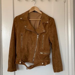 Azalea faux Suede Biker Jacket